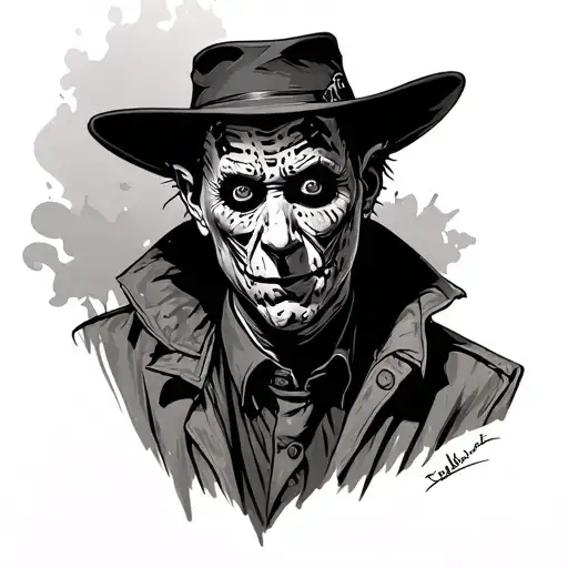 Freddy Krueger tattoo design idea