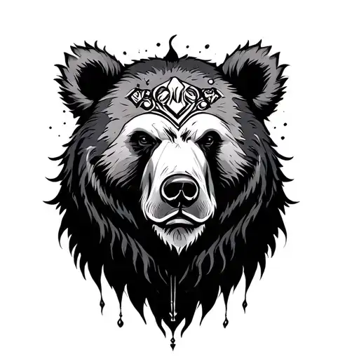 Bear Spirit tattoo design idea