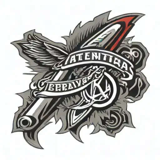 Atlanta Braves A symbol merging with Atlanta tattoo design idea