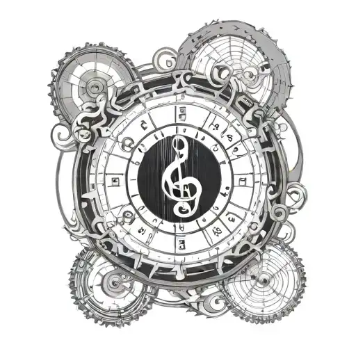 circle of fifths tattoo design idea