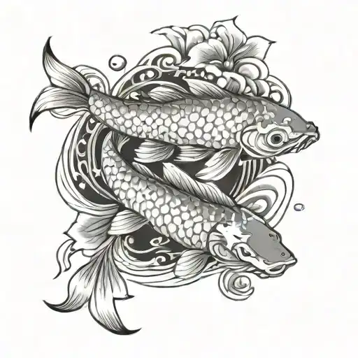 iresumi ocean with koi fish arm tattoo tattoo design idea