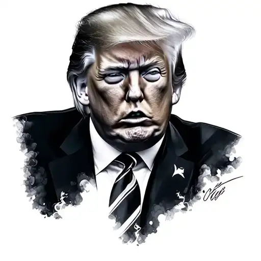 Trump tattoo design idea