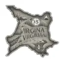 virginia interstate 95 tattoo design idea