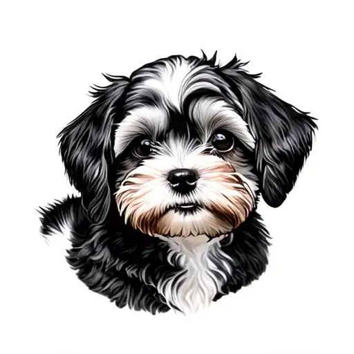 Cavoodle tattoo design idea