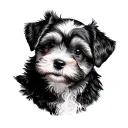 Cavoodle tattoo design idea