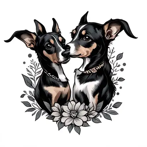 best friend matching, both March babies, one lives south one lives west tattoo design idea