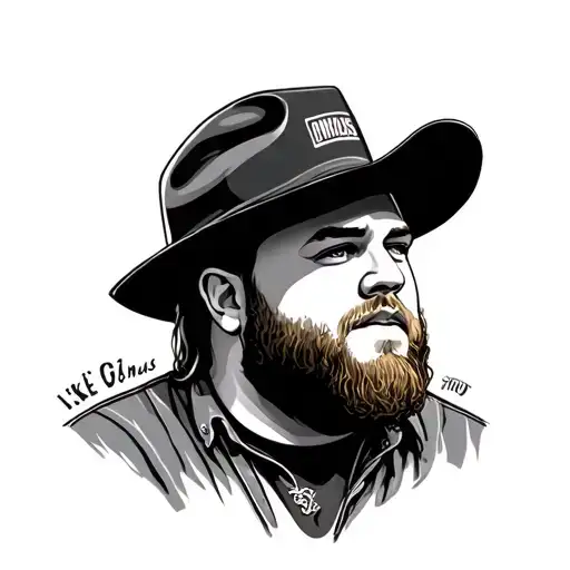 Luke Combs tattoo design idea