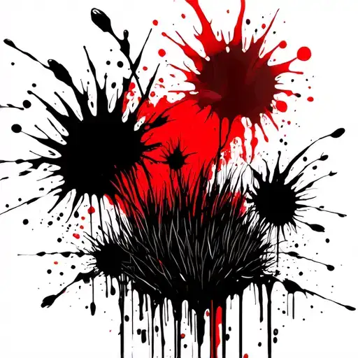 rice fields tattoo design idea