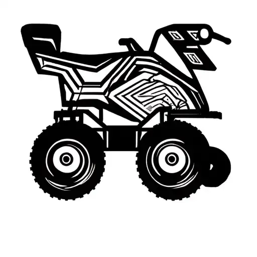 roue roller quad tattoo design idea