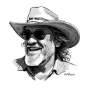 Jimmy Buffett tattoo design idea