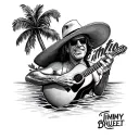 Jimmy Buffett tattoo design idea