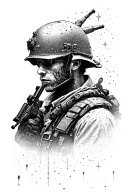 Hybrid Theory Soldier tattoo design idea