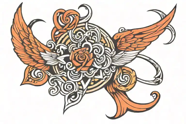 hard to Love symbol tattoo design idea