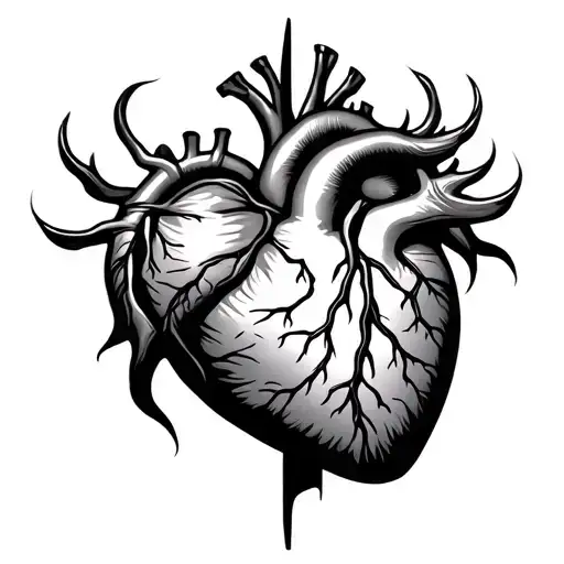 heart surgery donor tattoo opt ink tattoo design idea