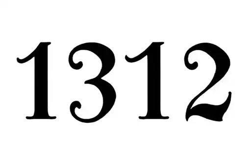 "1312" tattoo design idea