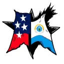 the Texas flag and the Argentinian flag inside a star tattoo design idea