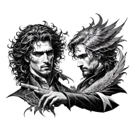 Constantine tattoo design idea