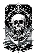 nautical tattoo design idea