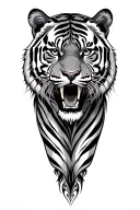 tiger tattoo design idea