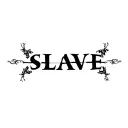 "SLAVE" elegant script white tattoo design idea