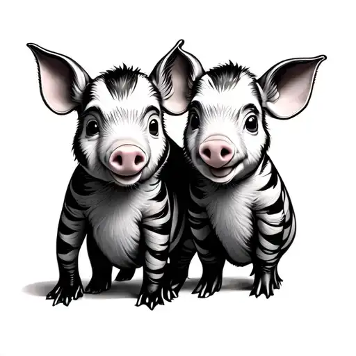 half sleve we need the poo tigger piglet tattoo design idea