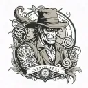 sandman tattoo design idea