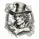 sandman tattoo design idea