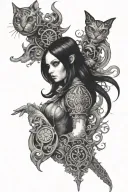 Alice: Madness Returns tattoo design idea