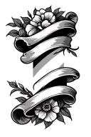 scroll with tattoo design tattoo design idea
