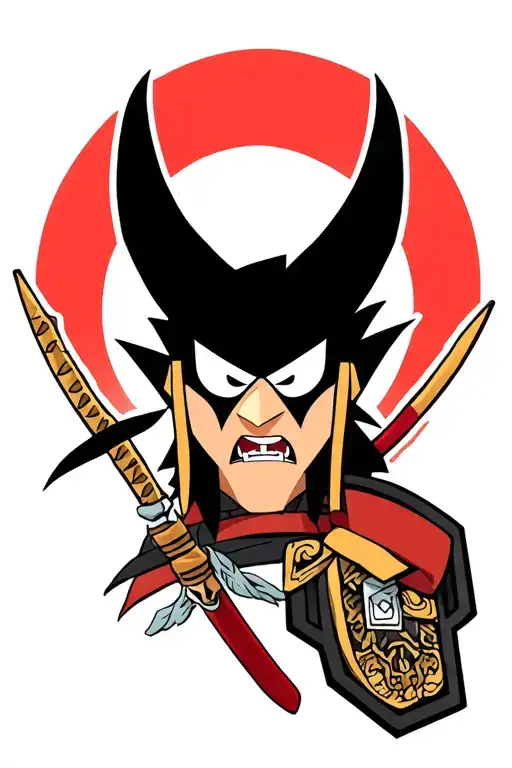 "Samurai Jack" Cartoon Show tattoo design idea