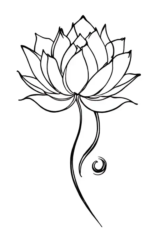 White Lotus from atla tattoo design idea