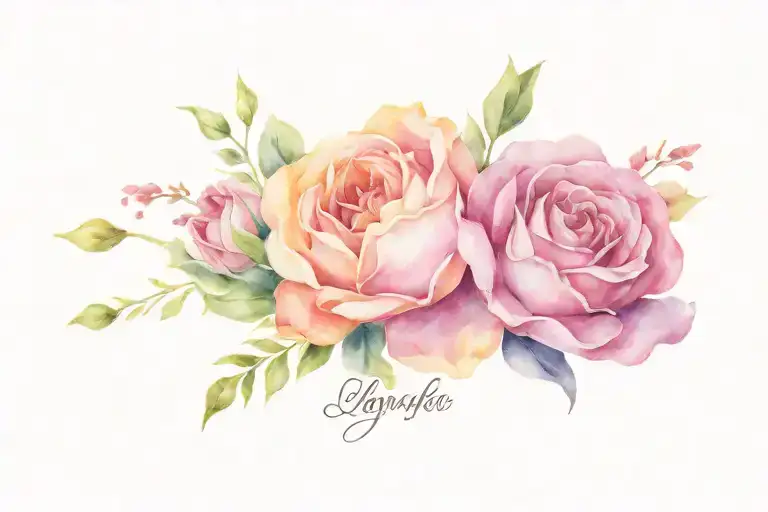 Love conquers all and we surrender to love tattoo design idea