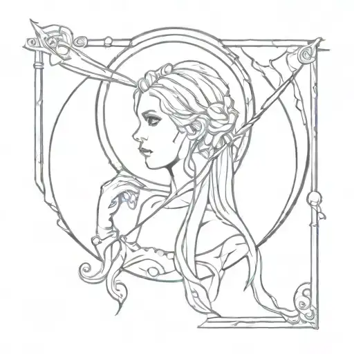 asterin throne of glass series "live" right before she dies tattoo design idea