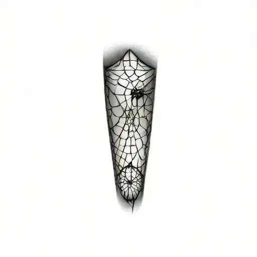 Filler Spider Webs tattoo design idea