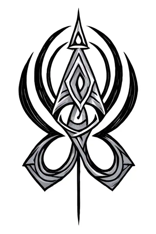 icelandic rune symbols forming tattoo design idea