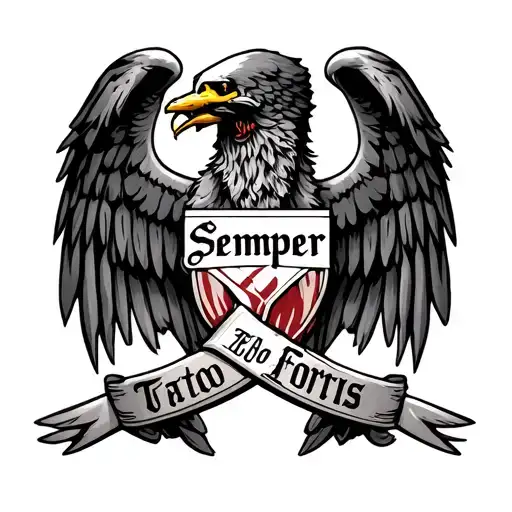 Semper Fortis tattoo design idea