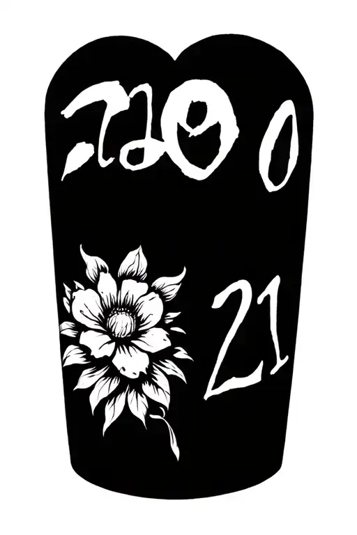 10/9/2021 date tattoo tattoo design idea