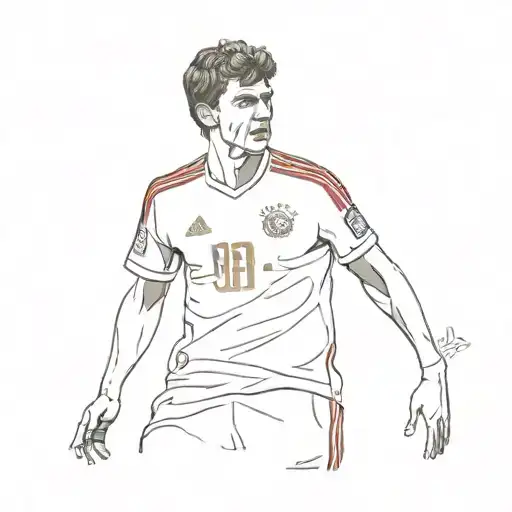 Thomas Müller, FC Bayern Munich tattoo design idea