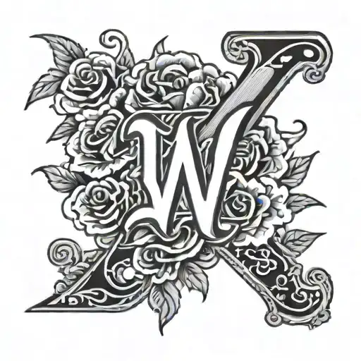 Washington nationals curly w logo surrounded by smoke and roses  tattoo design idea