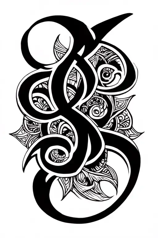 "Kenzo" tribal tattoo tattoo design idea