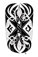 "Kenzo" tribal tattoo tattoo design idea