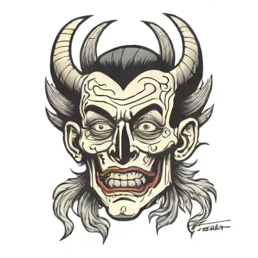 namakubi severed head tattoo design idea