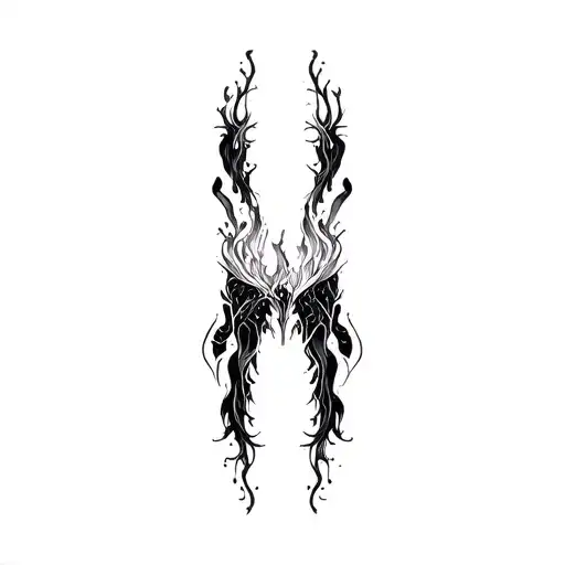 psytrance rave minimalistic best tattoo design idea