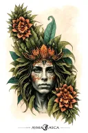 Ayahuasca tattoo design idea
