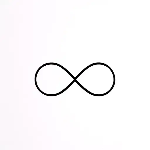 infinity symbol with semi colon tattoo design idea