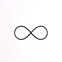 infinity symbol with semi colon tattoo design idea