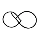 infinity symbol with semi colon tattoo design idea