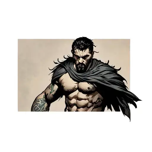 Man In The Arena tattoo design idea