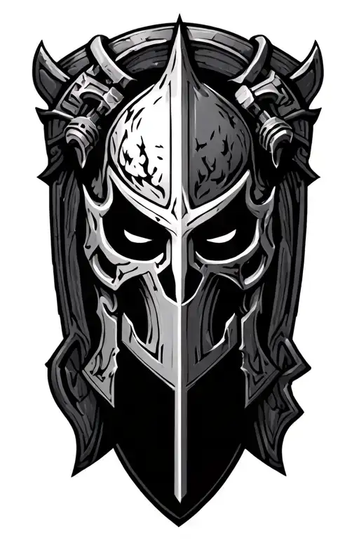 Warhammer 40000 Black Templar tattoo design idea