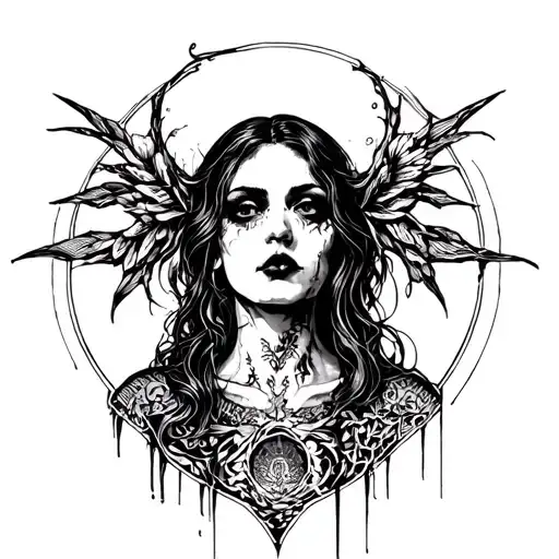 Isidora blasphemous tattoo design idea